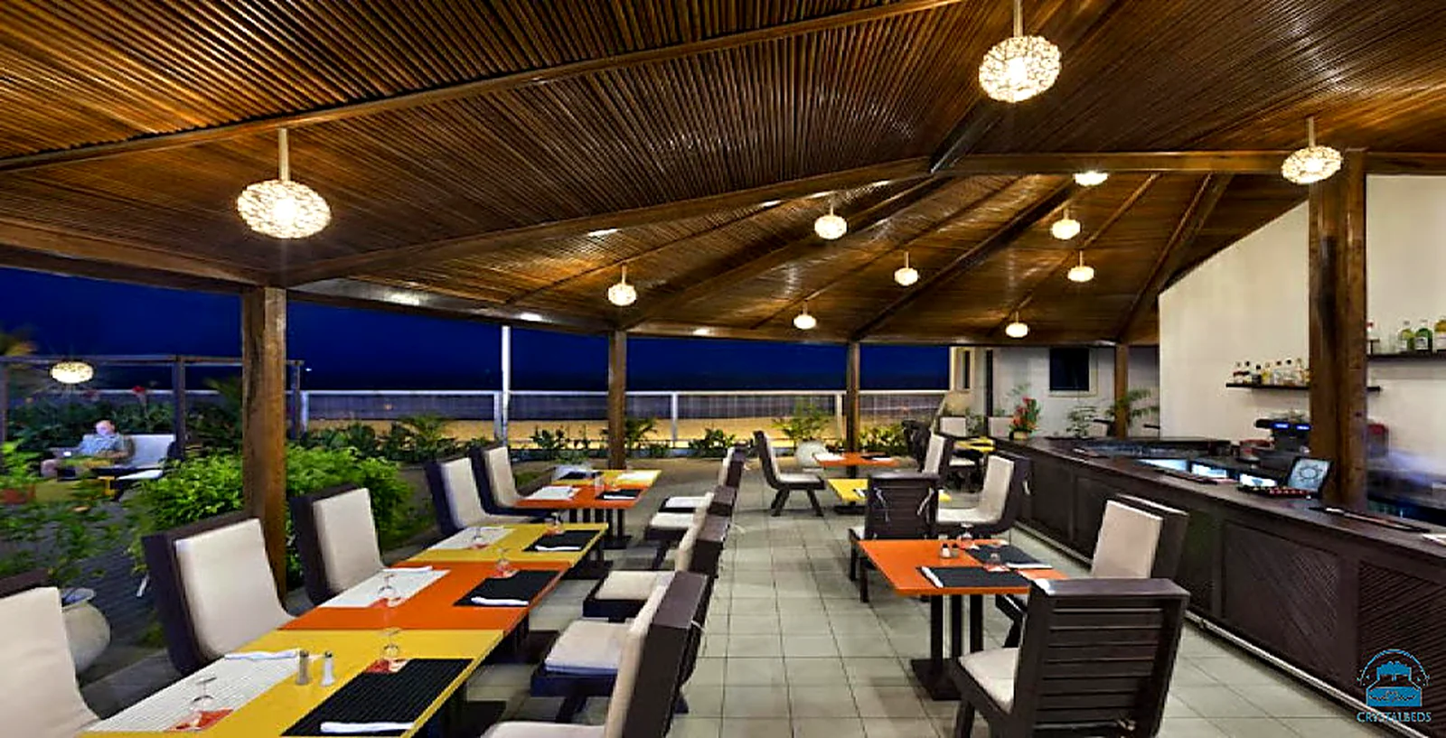 Resort restaurant seating